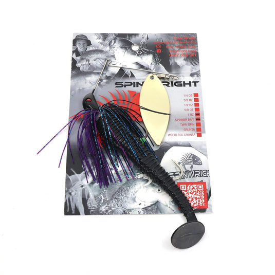 Spinwright 1oz Single Willow Spinnerbaits Rigged 6