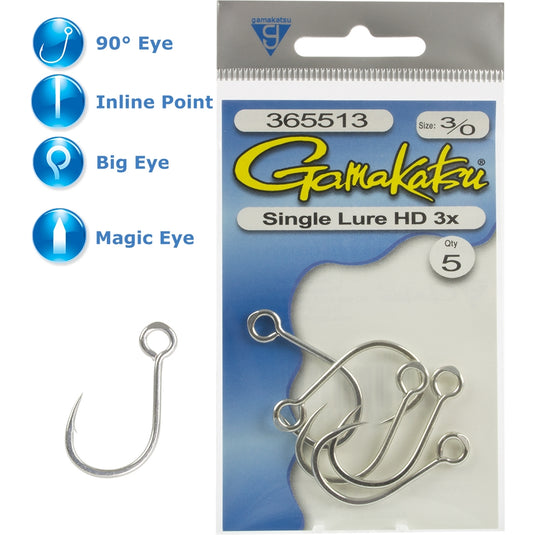 Gamakatsu Single Lure HD Hooks