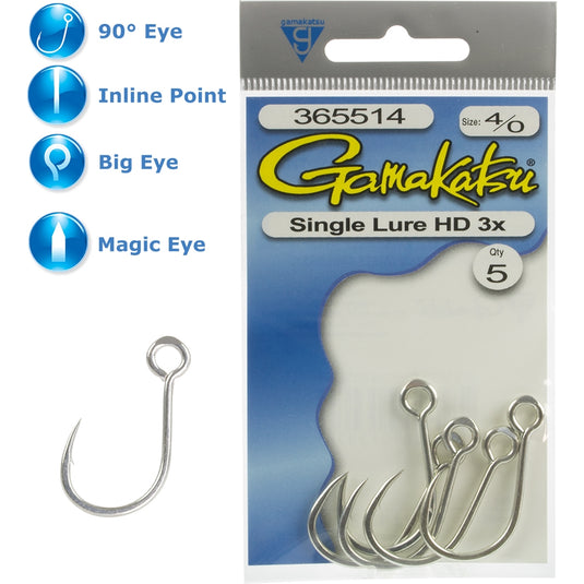 Gamakatsu Single Lure HD Hooks