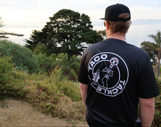Fishing Shirt - Short Sleeve Skele Fish (Black)