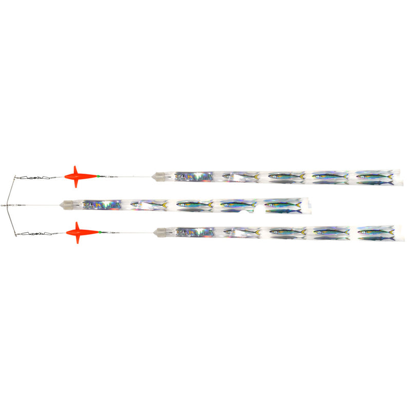 Load image into Gallery viewer, Pakula Spreader Bar 12&quot; (3 x Triple Slimey Flash)
