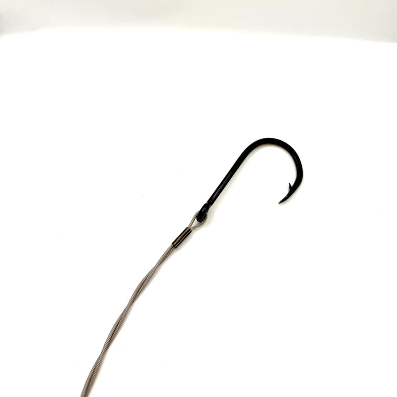 Load image into Gallery viewer, GameOver Devil Series - Land-Based Shark Wire Trace - 400lb Nylon-Coated 5m
