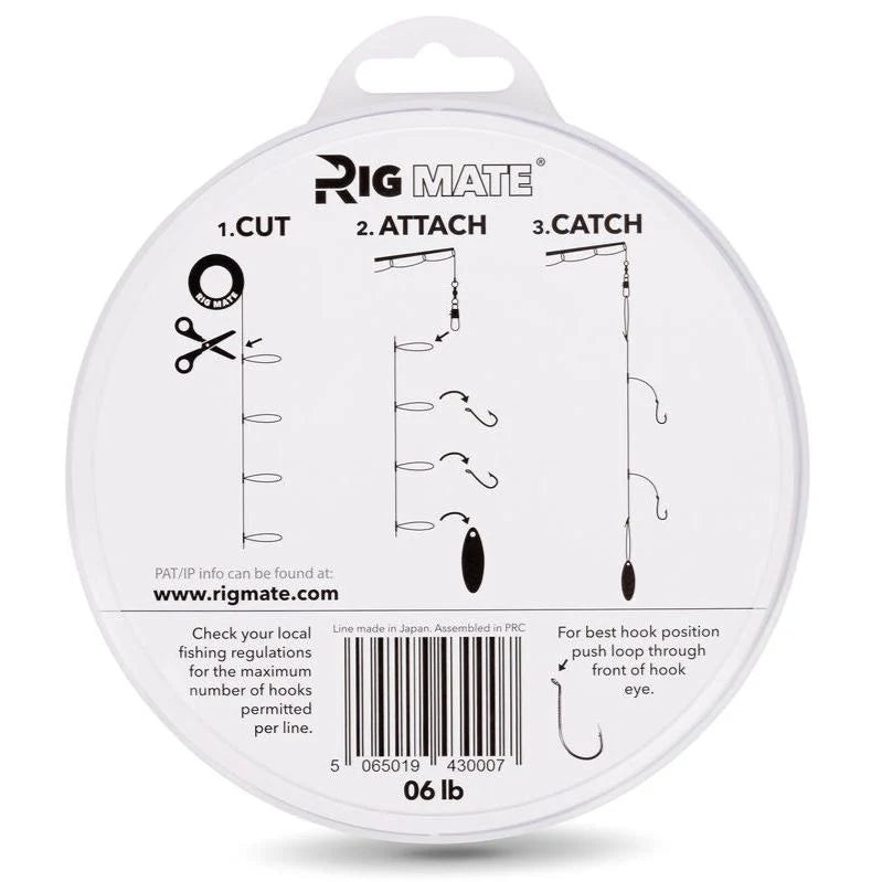 Mate Tea Rig Rig Mate - Pre-tied Dropper Loop Rigs 10lb – Taco Tackle