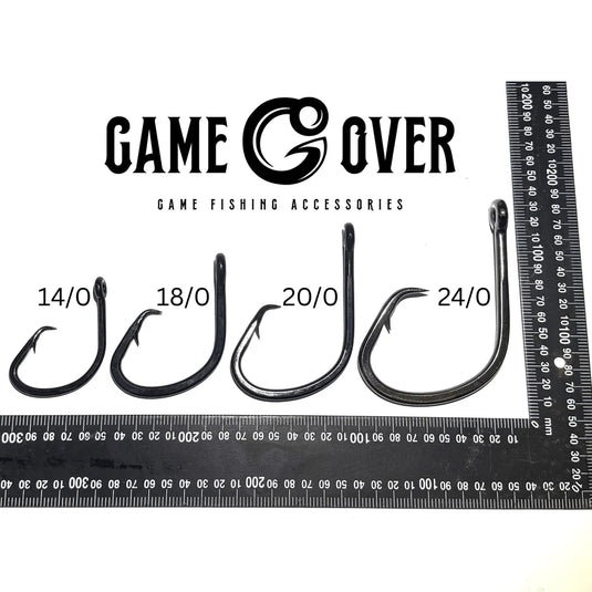 GameOver 1000lb Land Based Shark Trace - Nylon Coated - 5m - Circle Hook