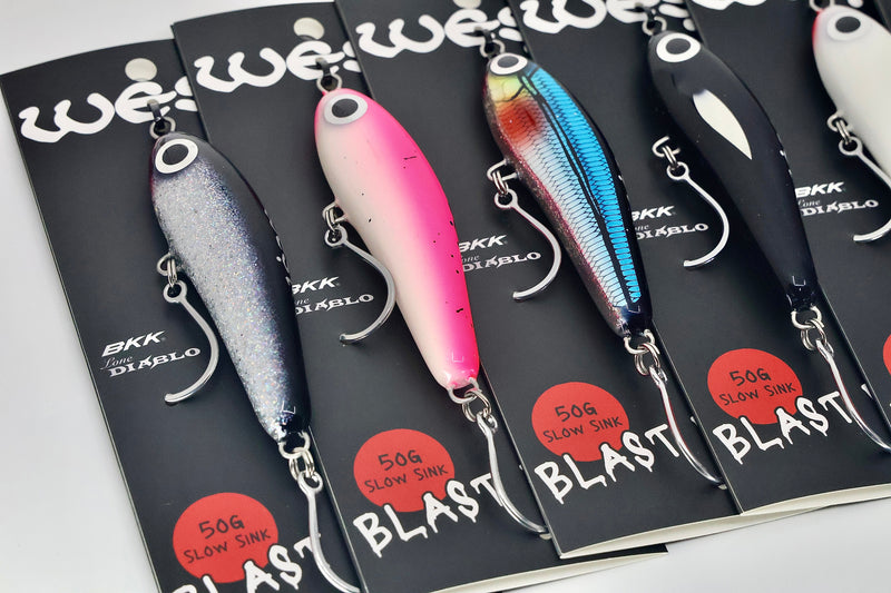 Load image into Gallery viewer, West Coast Poppers Blast Bait 2.0 - Slow Sink 120mm (Rigged)
