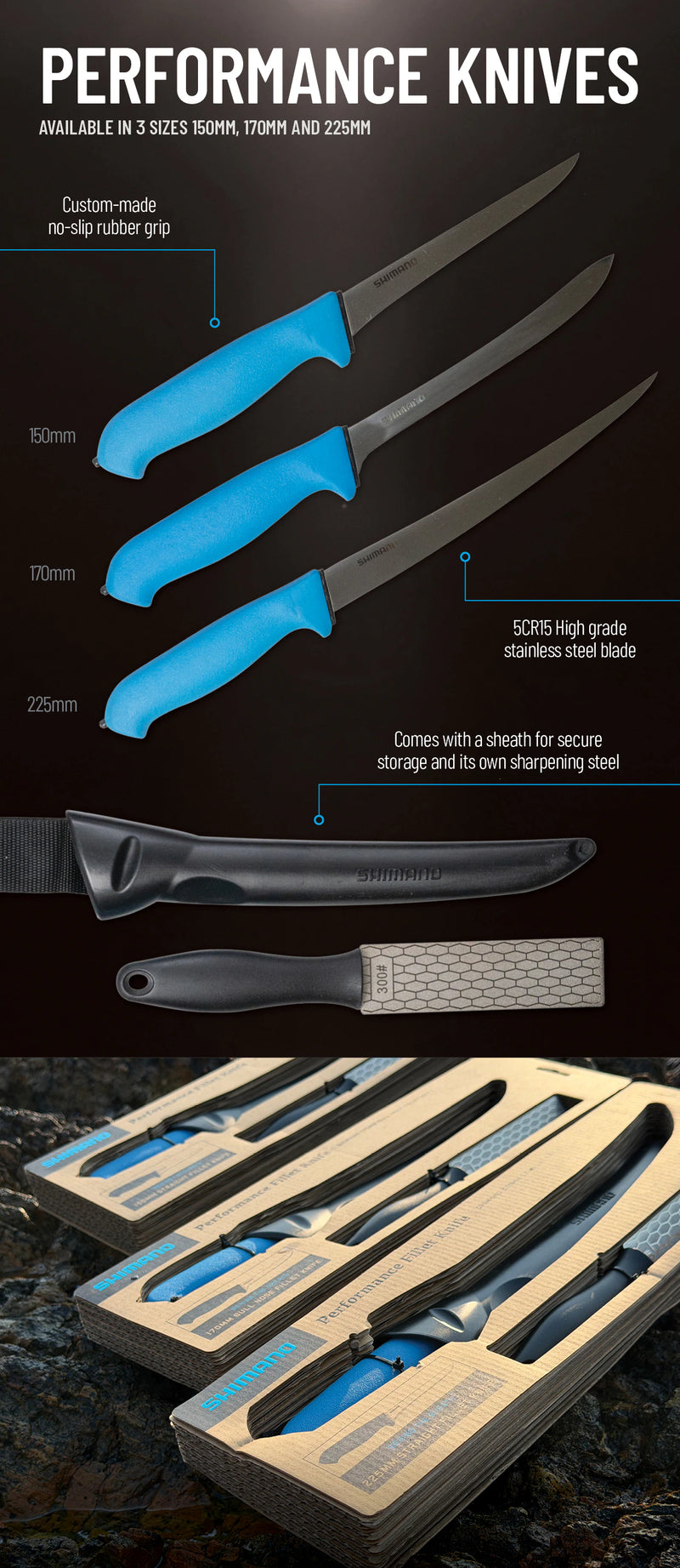 Load image into Gallery viewer, Shimano Performance Knives
