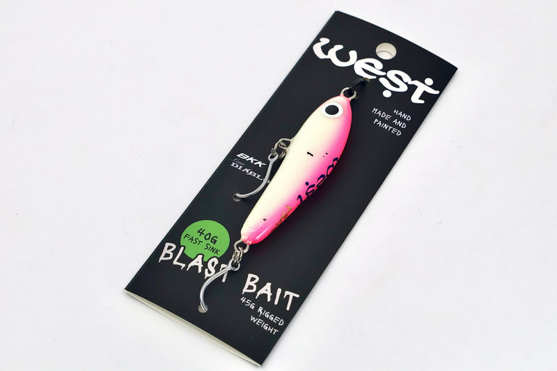 Load image into Gallery viewer, West Coast Poppers Blast Bait 2.0 - Fast Sink 90mm (Rigged)
