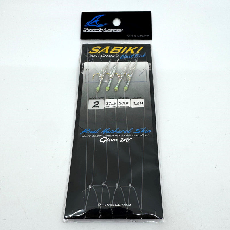 Load image into Gallery viewer, Ocean's Legacy Sabiki Rig 4 Hooks
