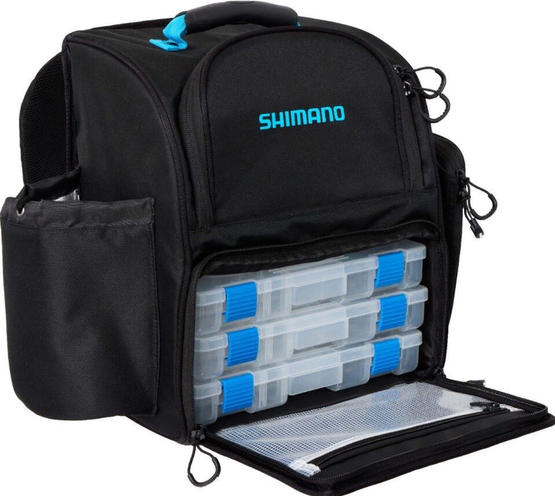 Load image into Gallery viewer, Shimano Backpack Medium w Tackle Boxes
