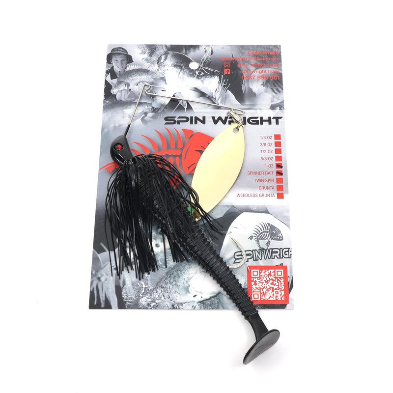 Load image into Gallery viewer, Spinwright 1oz Single Willow Spinnerbaits Rigged 6&quot;
