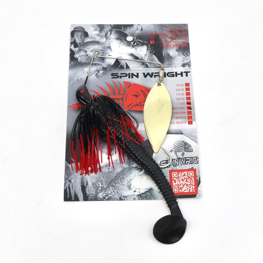 Spinwright 1oz Single Willow Spinnerbaits Rigged 6"