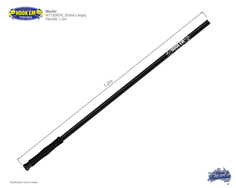 enviro fishing net Hook'em Enviro Landing Net (60 x 55cm Hoop) – Taco Tackle