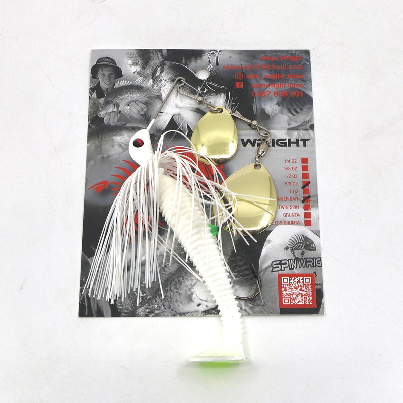 Load image into Gallery viewer, Spinwright 5/8oz Double Colorado Spinnerbaits Rigged 4&quot;
