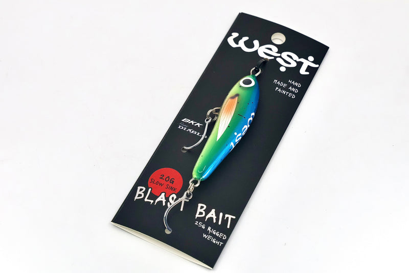 Load image into Gallery viewer, West Coast Poppers Blast Bait 2.0 - Slow Sink 90mm (Rigged)
