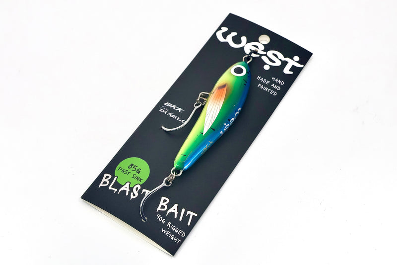 Load image into Gallery viewer, West Coast Poppers Blast Bait 2.0 - Fast Sink 120mm (Rigged)
