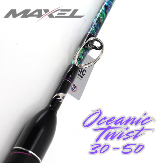 Maxel Oceanic Series Trolling Rod 30-50lbs (Twist Model - Straight Butt)