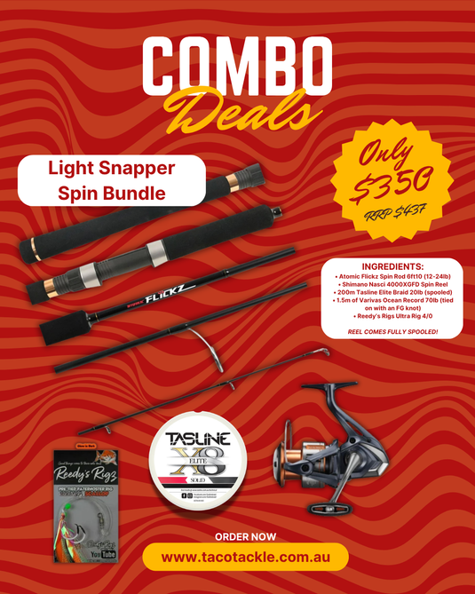 Combo - Nasci 4000 | Atomic Flickz 12-24lb