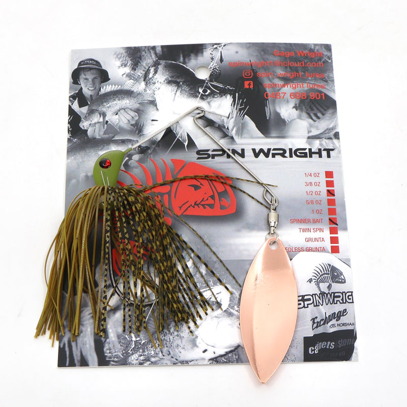 Load image into Gallery viewer, Spinwright 1/2oz Single Willow Spinnerbaits
