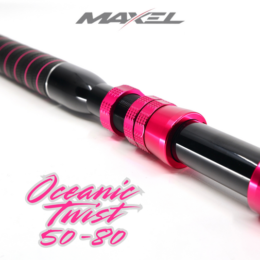Maxel Oceanic Series Trolling Rod 50-80lbs (Twist Model - Straight Butt)