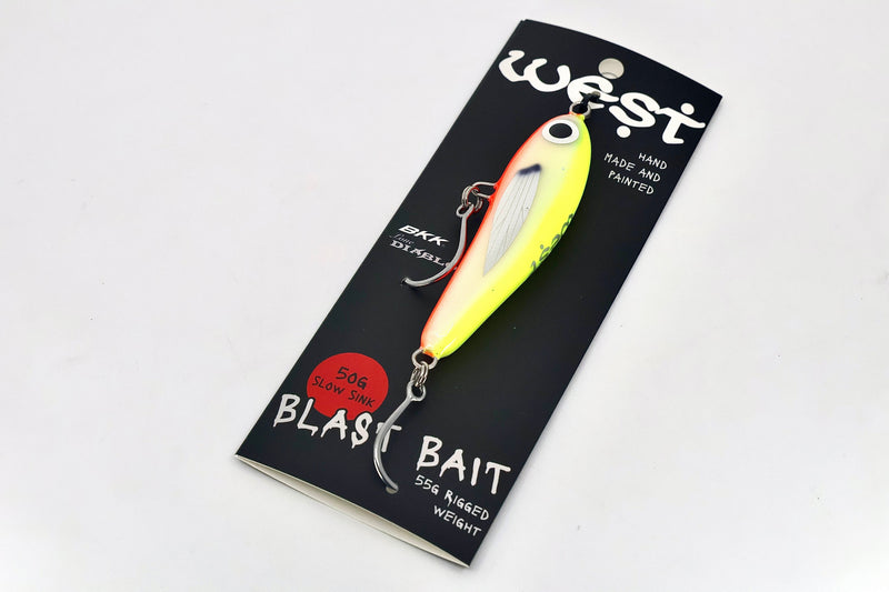 Load image into Gallery viewer, West Coast Poppers Blast Bait 2.0 - Slow Sink 120mm (Rigged)
