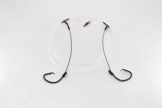 GameOver Tooth Proof Rig - Double Paternoster - Carbon Circle Hooks