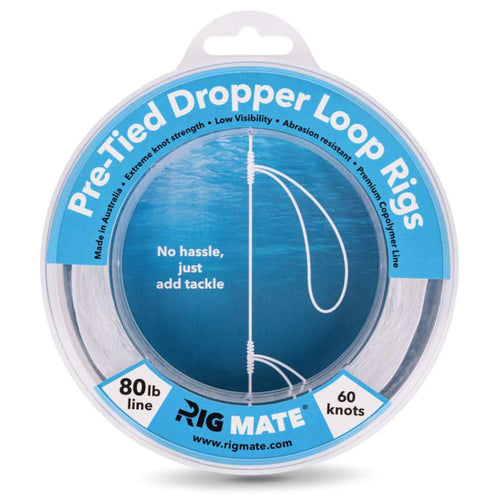 Rig Mate - Pre-tied Dropper Loop Rigs 80lb