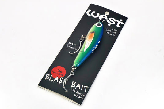 West Coast Poppers Blast Bait 2.0 - Slow Sink 120mm (Rigged)