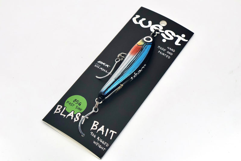 Load image into Gallery viewer, West Coast Poppers Blast Bait 2.0 - Fast Sink 120mm (Rigged)
