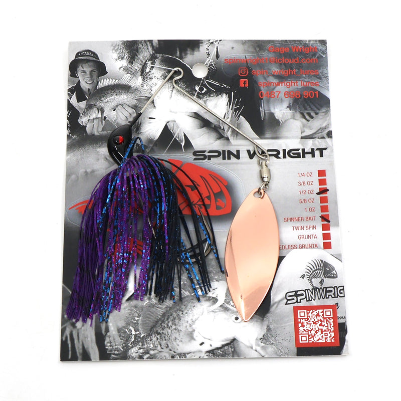 Load image into Gallery viewer, Spinwright 1/2oz Single Willow Spinnerbaits
