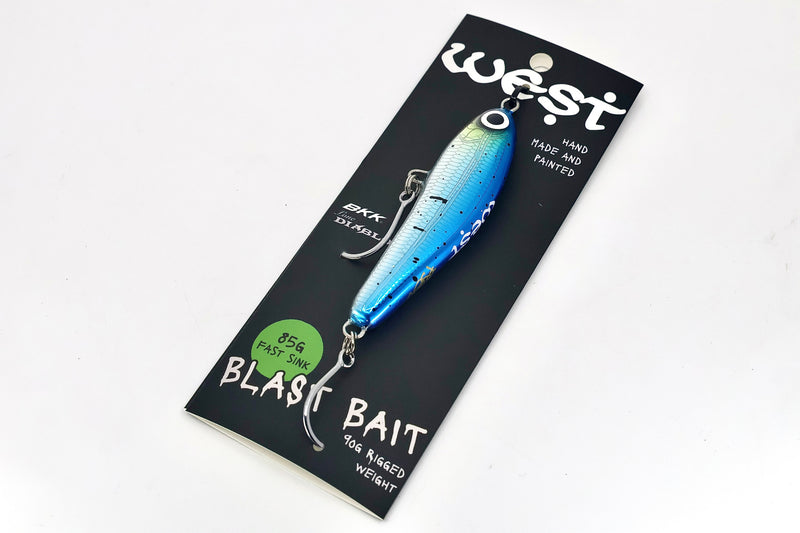 Load image into Gallery viewer, West Coast Poppers Blast Bait 2.0 - Fast Sink 120mm (Rigged)

