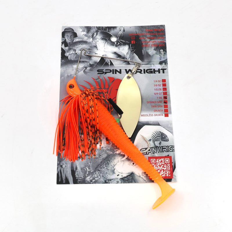 Load image into Gallery viewer, Spinwright 1oz Single Willow Spinnerbaits Rigged 6&quot;
