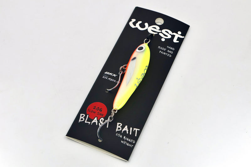 Load image into Gallery viewer, West Coast Poppers Blast Bait 2.0 - Slow Sink 90mm (Rigged)
