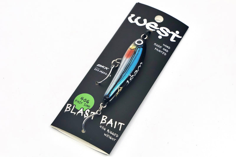 Load image into Gallery viewer, West Coast Poppers Blast Bait 2.0 - Fast Sink 90mm (Rigged)
