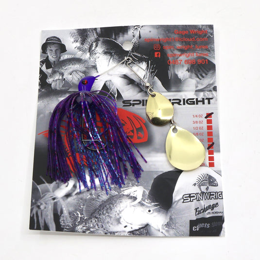 Spinwright 1/4oz Double Colorado Spinnerbaits