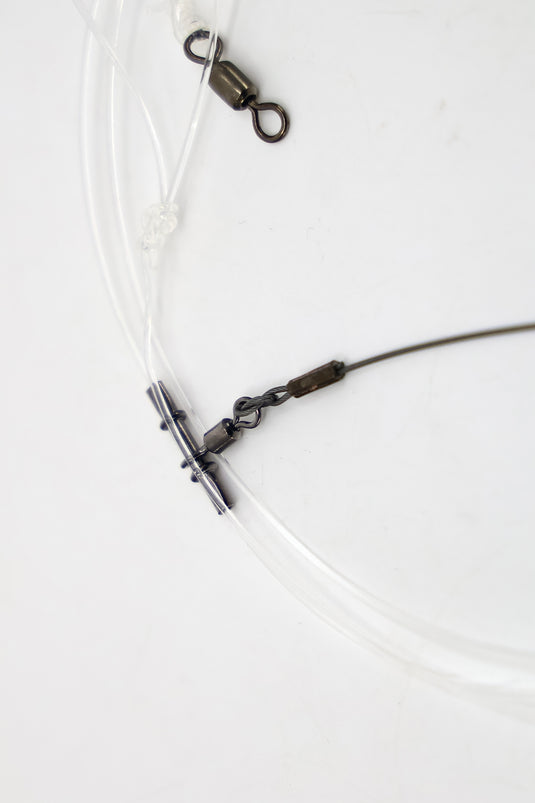 GameOver Tooth Proof Rig - Double Paternoster - Carbon Circle Hooks