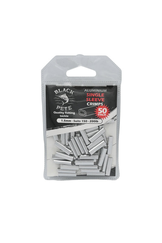thumbnail image 2 of Catch All Tackle Black Copper Long Sleeve Crimps Kit – 100pcs Each (6 Sizes: 1.0-2.2mm X 14mm) For Saltwater Fishing 2 of 6