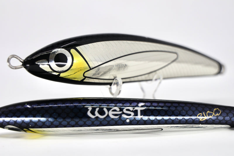 Load image into Gallery viewer, West Coast Poppers 100g Slow Sink (S100) 190mm
