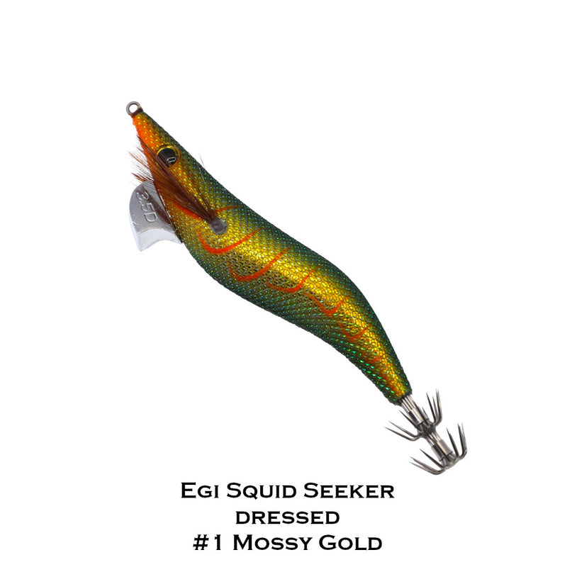 Load image into Gallery viewer, Ocean&#39;s Legacy - EGI Seeker Dressed Squid Jig 3.5D
