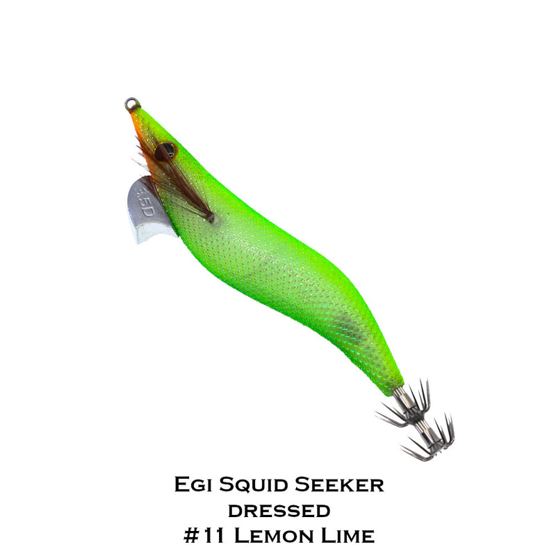 Load image into Gallery viewer, Ocean&#39;s Legacy - EGI Seeker Dressed Squid Jig 3.5D

