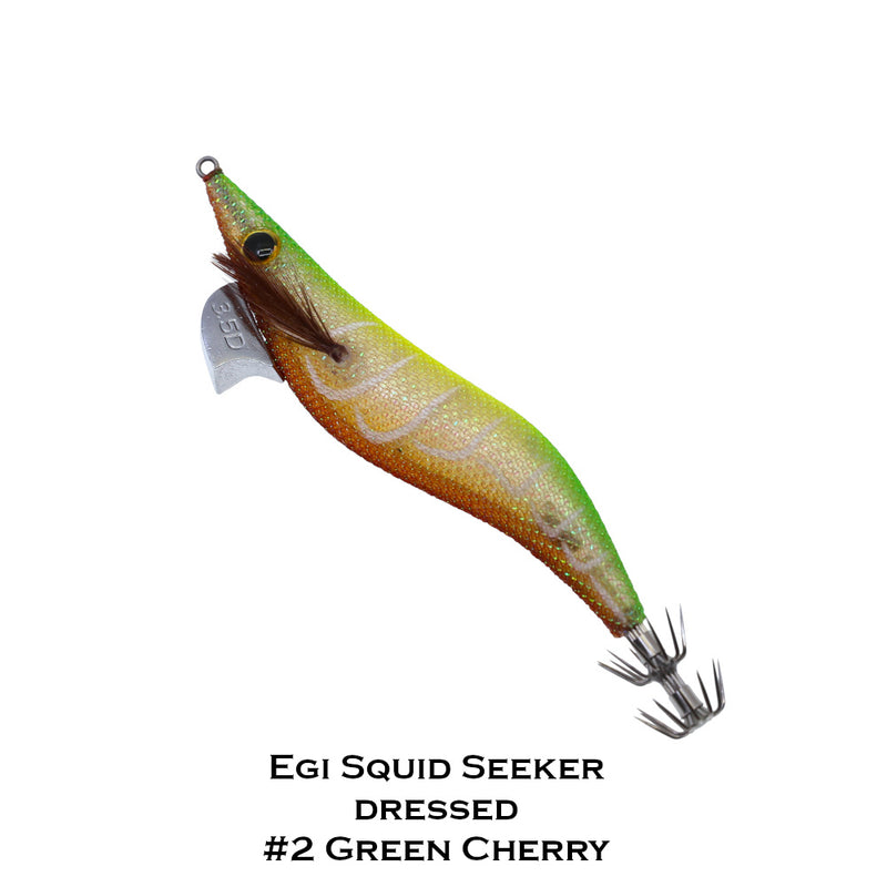 Load image into Gallery viewer, Ocean&#39;s Legacy - EGI Seeker Dressed Squid Jig 3.5D
