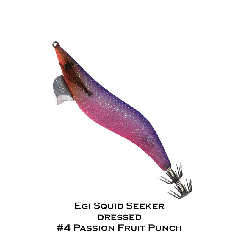 Load image into Gallery viewer, Ocean&#39;s Legacy - EGI Seeker Dressed Squid Jig 3.5D
