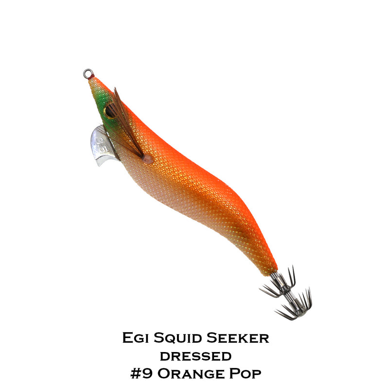 Load image into Gallery viewer, Ocean&#39;s Legacy - EGI Seeker Dressed Squid Jig 3.5D

