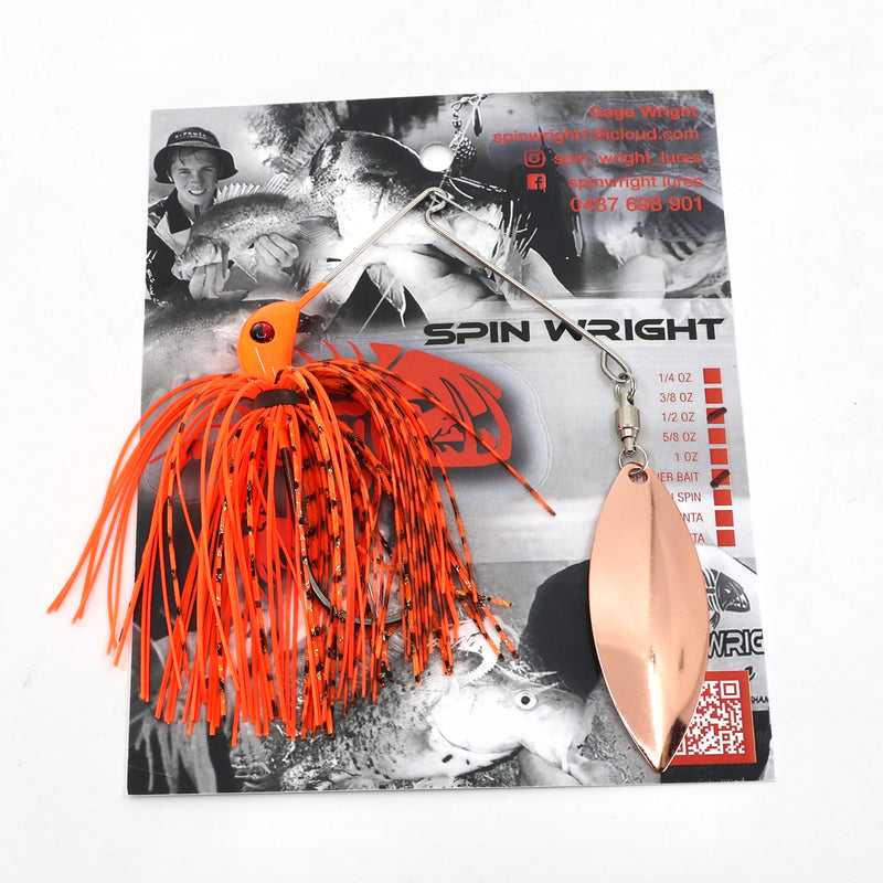 Load image into Gallery viewer, Spinwright 1/2oz Single Willow Spinnerbaits
