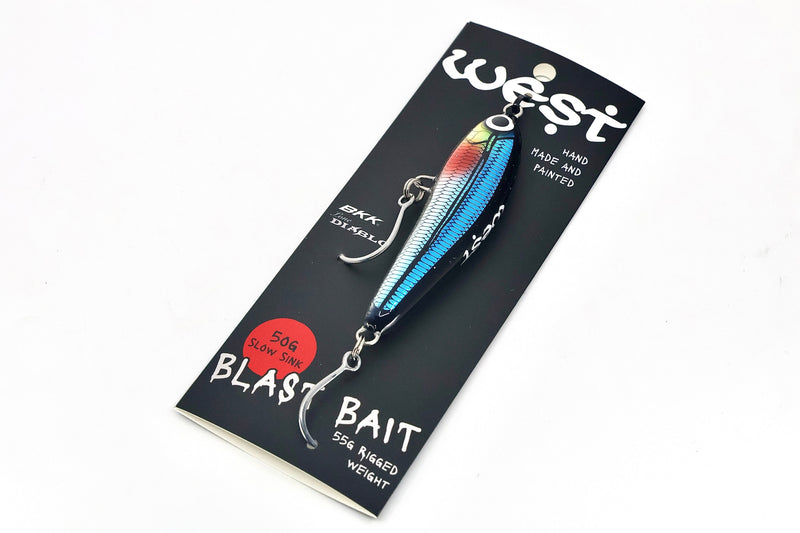 Load image into Gallery viewer, West Coast Poppers Blast Bait 2.0 - Slow Sink 120mm (Rigged)
