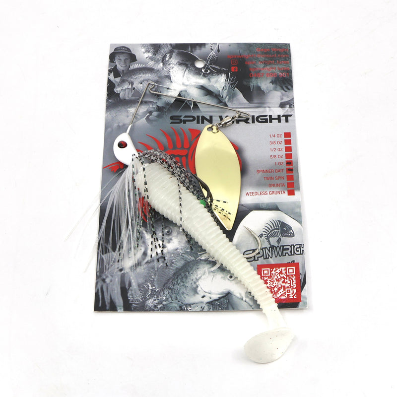 Load image into Gallery viewer, Spinwright 1oz Single Willow Spinnerbaits Rigged 6&quot;
