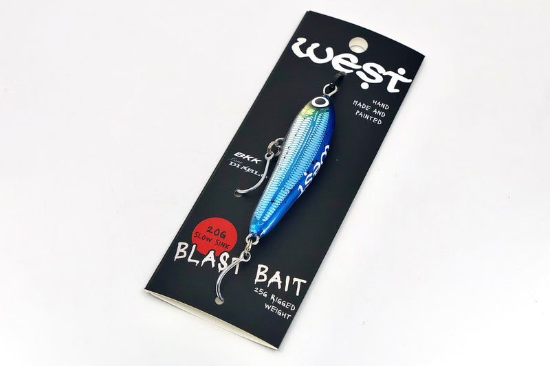 Load image into Gallery viewer, West Coast Poppers Blast Bait 2.0 - Slow Sink 90mm (Rigged)

