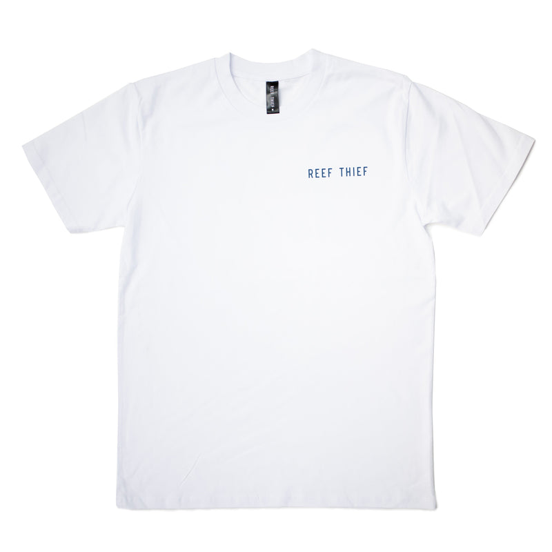 Load image into Gallery viewer, Reef Thief Bass Strait Tee - White
