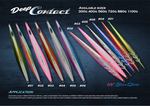 Ocean's Legacy - Deep Contact Jigs 300g