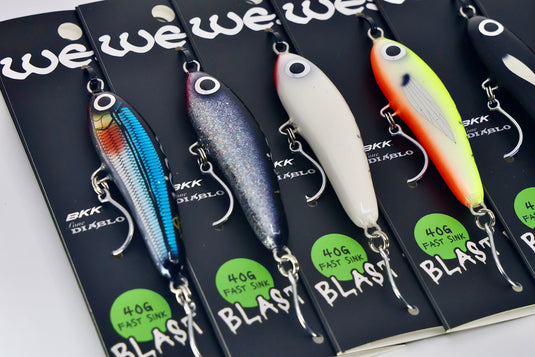 West Coast Poppers Blast Bait 2.0 - Fast Sink 90mm (Rigged)