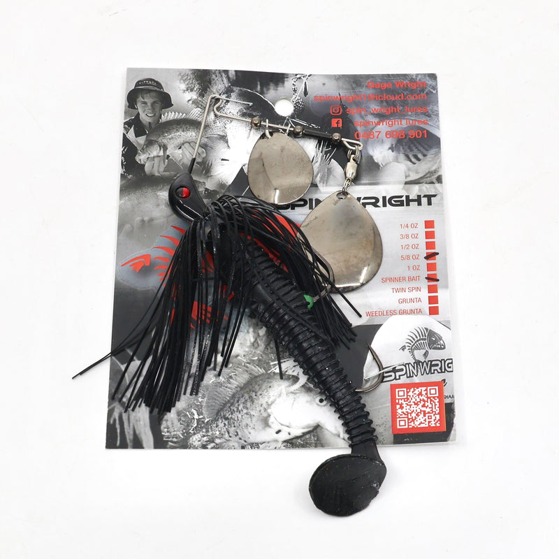 Load image into Gallery viewer, Spinwright 5/8oz Double Colorado Spinnerbaits Rigged 4&quot;
